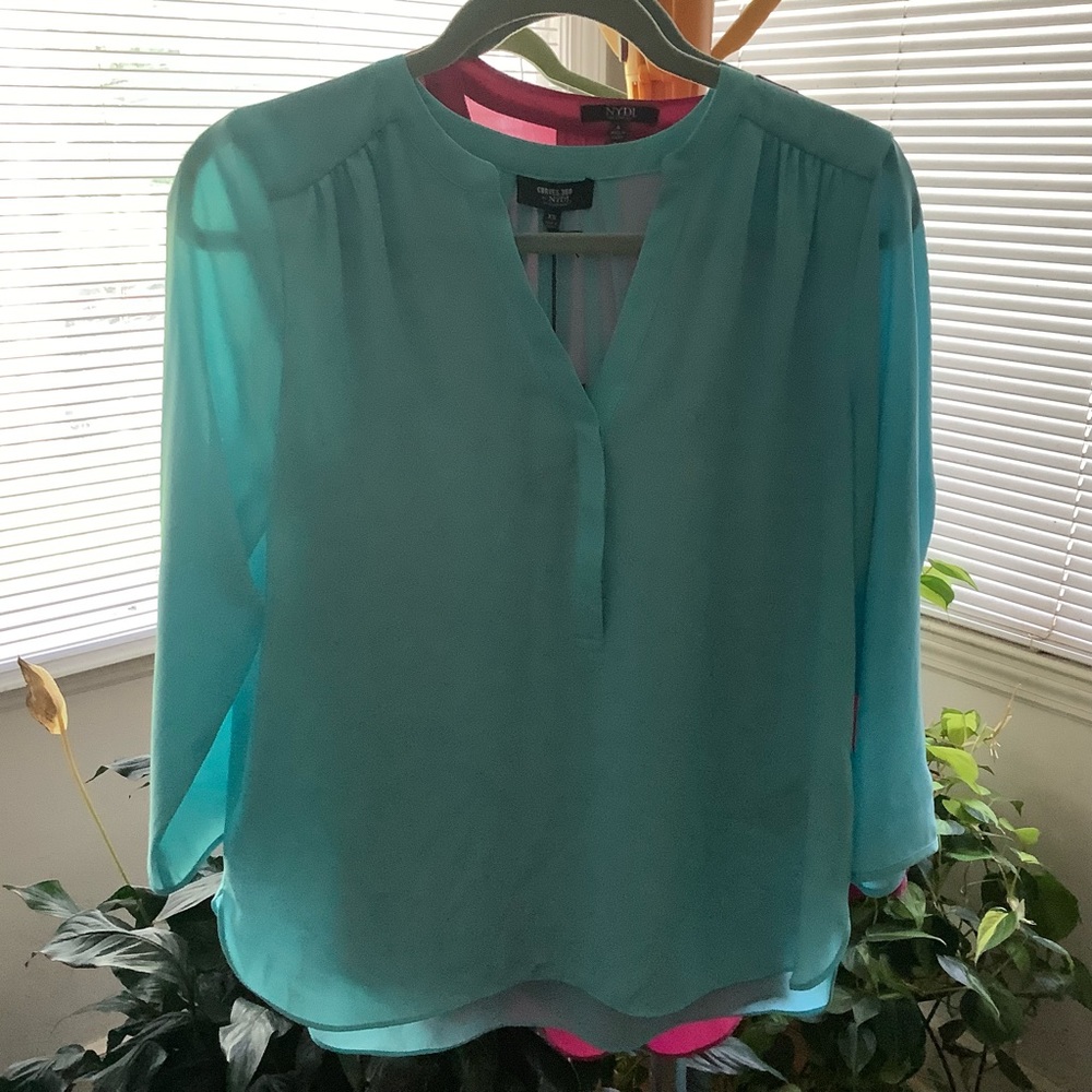 NYDJ Blouse Top NWT XS